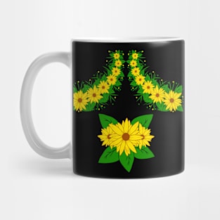 sunflower in bloom sunflowers flower pattern floral Mug